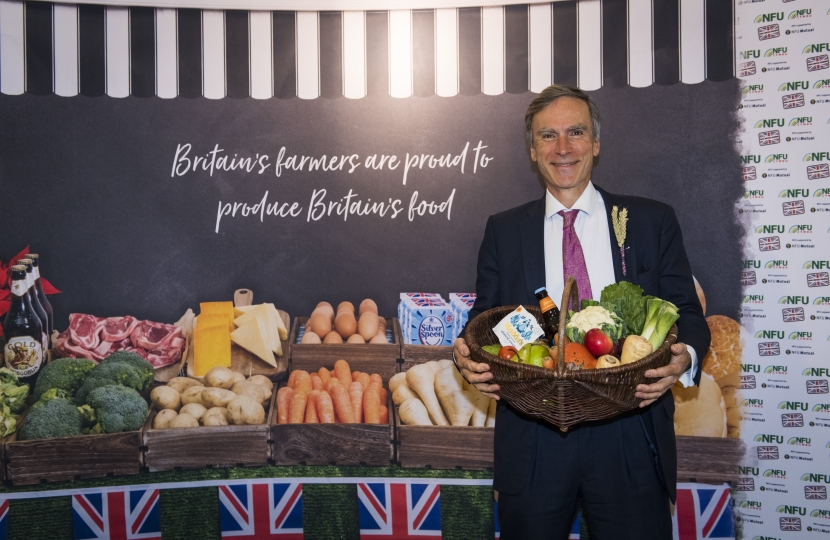 Andrew Murrison MP shows support for British farming in South West Wiltshire